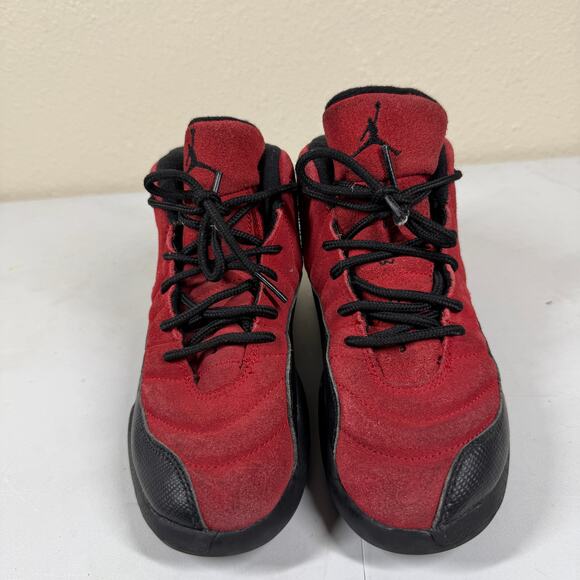 Nike Air Jordan Retro 12 Reverse Flu Game Varsity Red kids Size 1.5 - Picture 2 of 7